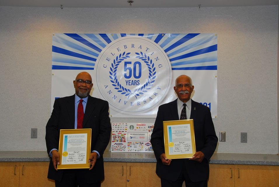 Diversified Chemical Technologies George Hill & Karl Johnson Spirit of Detroit Award